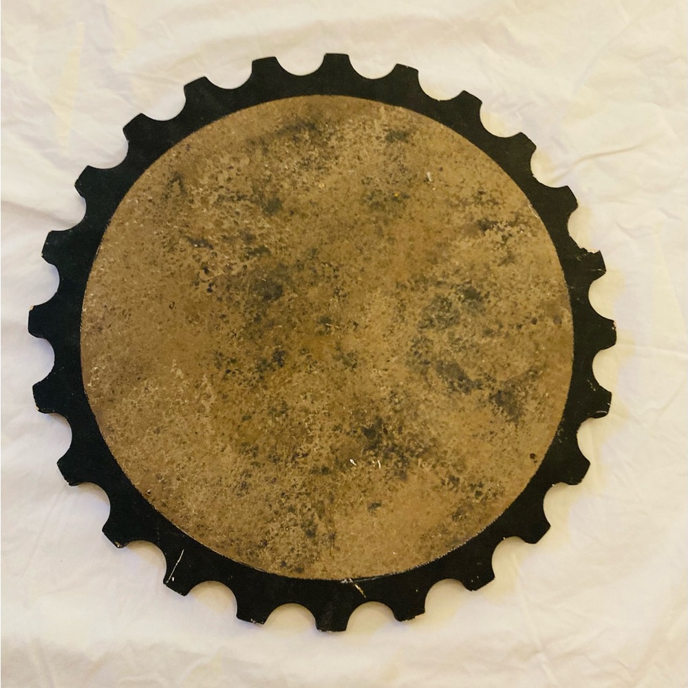 Vintage prototype Artist Michael Mota wall decor Clock face without hands works